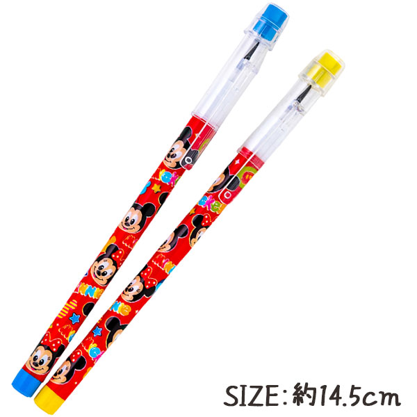 ディズニー　Disney ロケット　ペン　レトロ　文具 ディズニー ロケット鉛筆2本組｜株式会社よしみ｜お祭りや子供会など