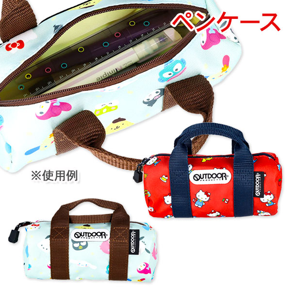 サンリオ×OUTDOOR  ロールボストン型ペンケース