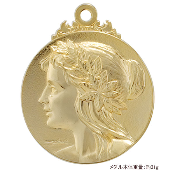 40Φメダル.A27（女神）金