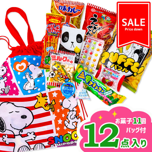 【値下：賞味期限2026/6/28】訳あり！スヌーピー 2WAYナップお菓子ギフト