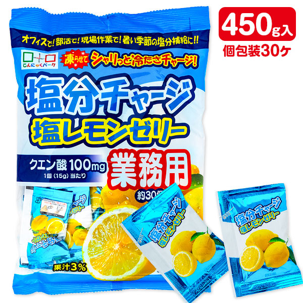 塩分チャージ塩レモンゼリー  業務用